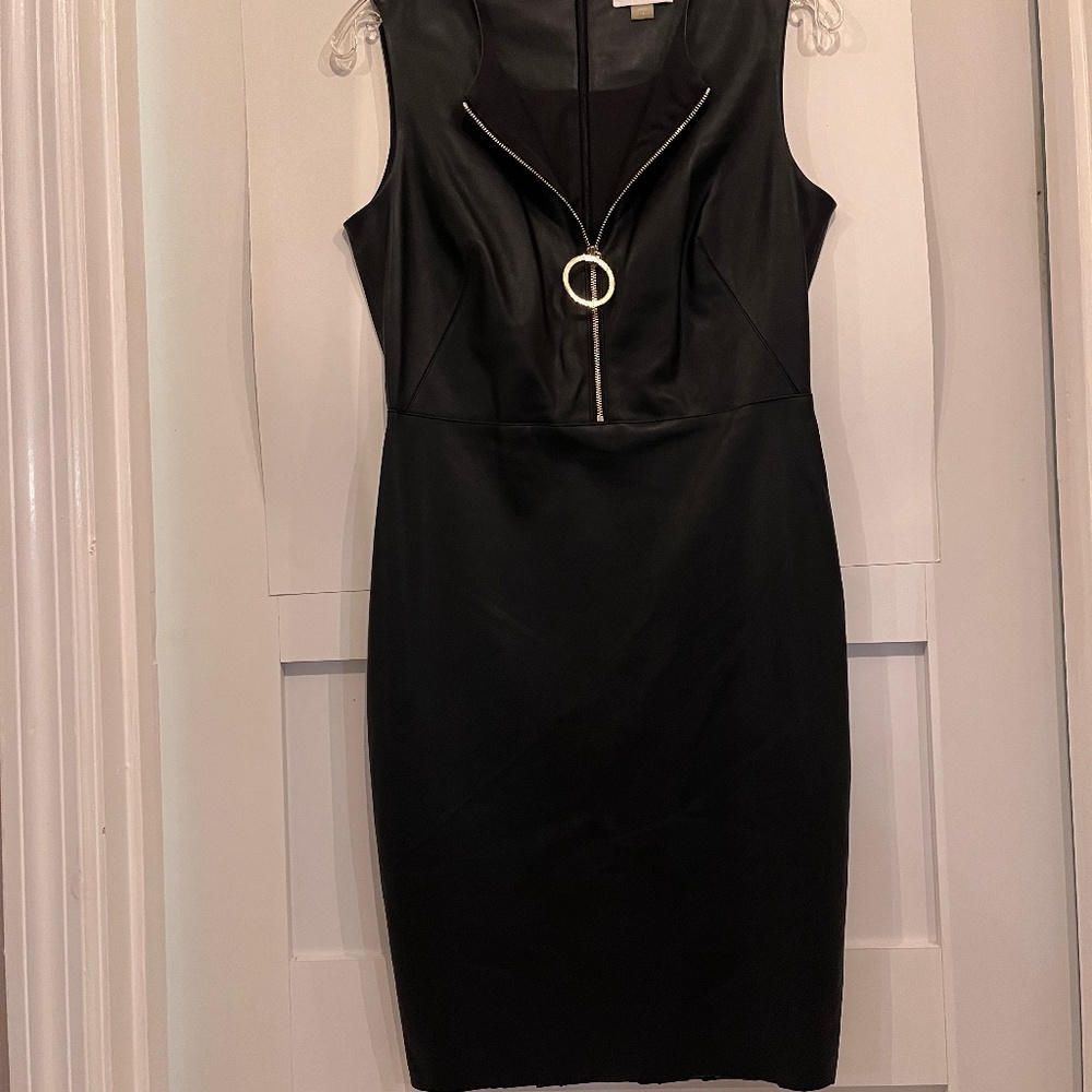 Calvin Klein Leatherette Dress